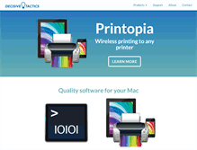 Tablet Screenshot of decisivetactics.com